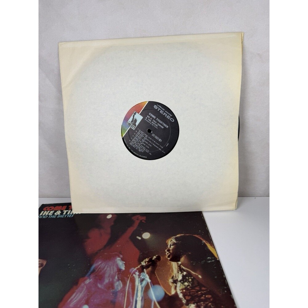 IKE & TINA TURNER Come Together Liberty LST-7637 Ikettes album vinyl - Picture 5 of 8